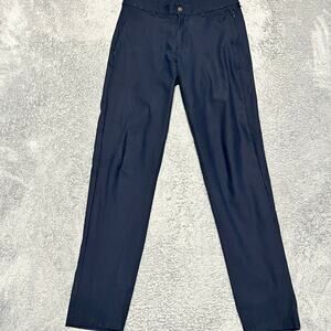 Lululemon Commission ABC Pants Mens 30X30 Slim Fit Warpstreme M5AF2S Black ***